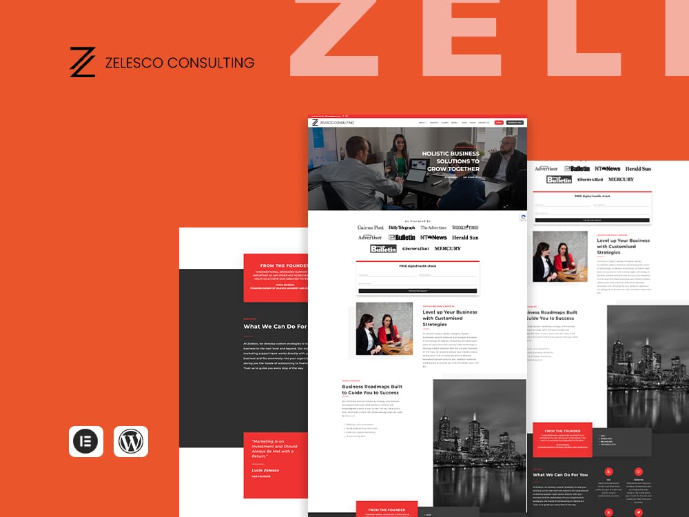 Zelesco – WordPress Project