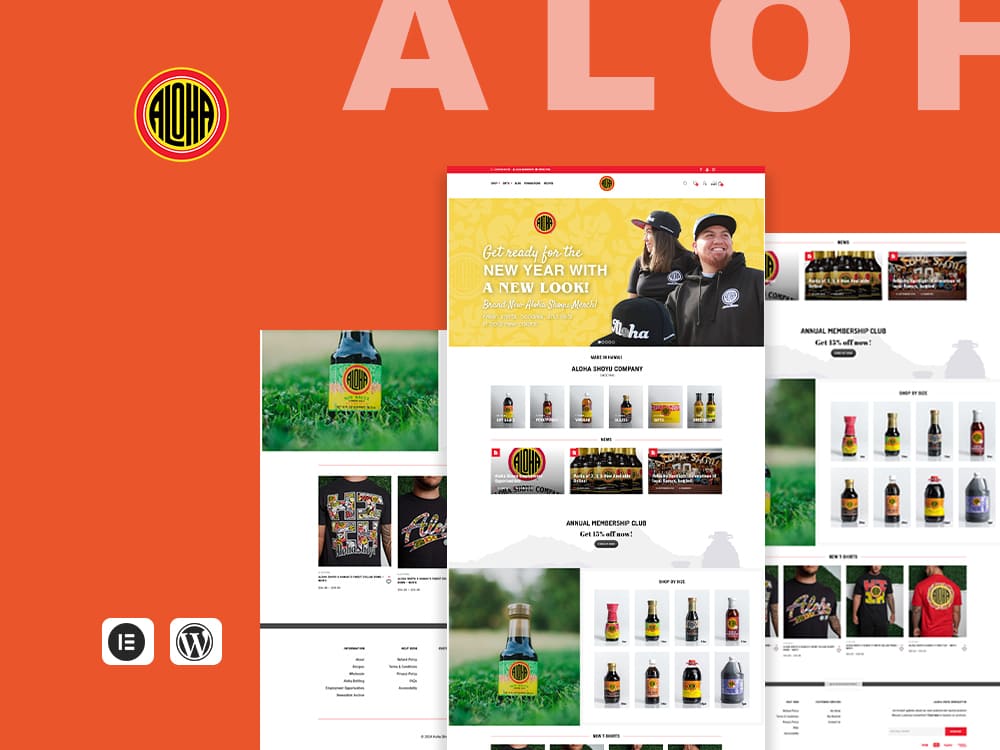Aloha Shoyu – WordPress Projects