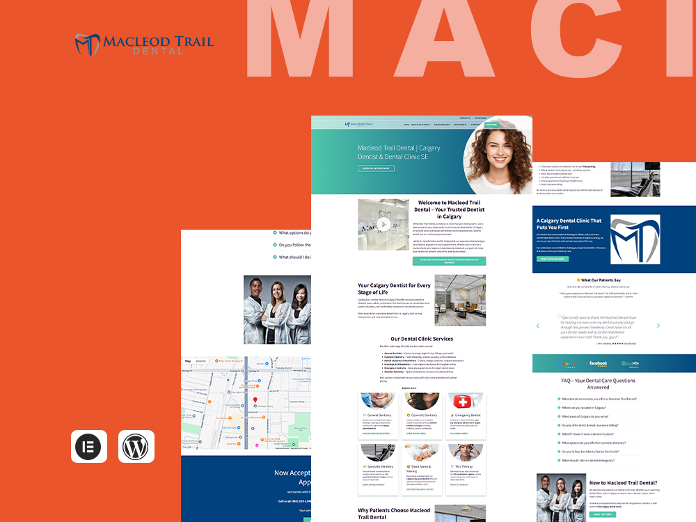 MacleodTrailDental – WordPress Project
